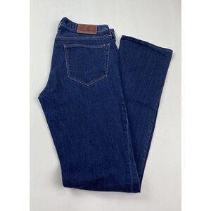 Madewell Women's Size 27‎ X 32 (30x31.5) Rail Straight Leg Jeans Dark Wash EUC